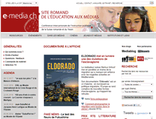 Tablet Screenshot of e-media.ch