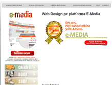 Tablet Screenshot of e-media.com.ro
